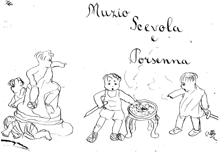 Muzio Scevola e Porsenna - 1918